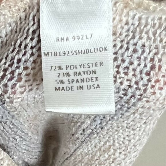 Charming Charlie Women's Boho Dolman Short Sleeve Sweater Size Medium Geometric - Picture 8 of 9